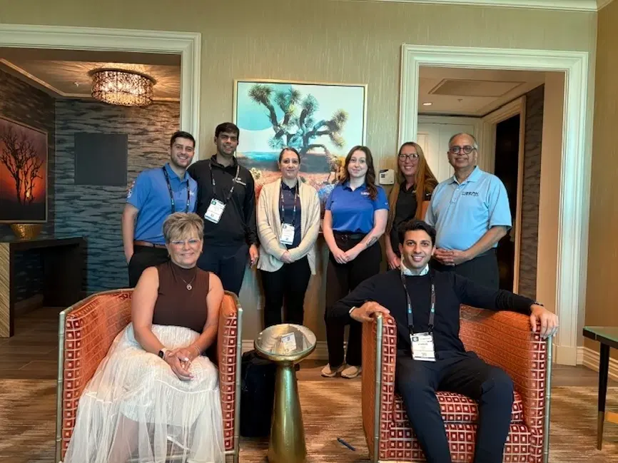 CoverForce team group photo at a conference gathering