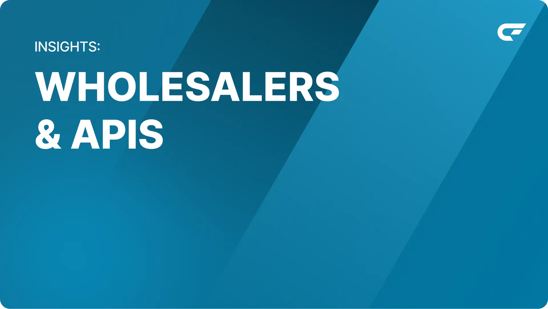 Wholesalers Must Embrace APIs to Stay Competitive